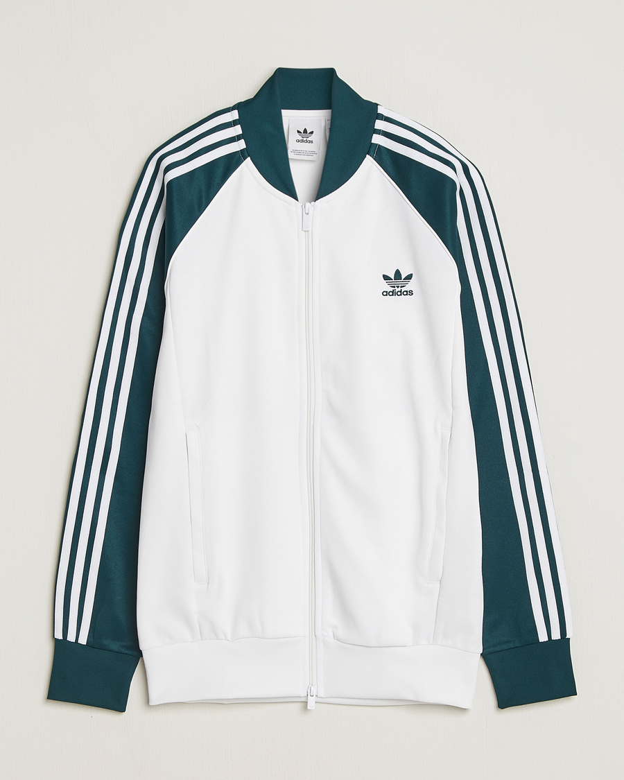 Heren | Truien | adidas Originals | Classic Track Jacket White/Green