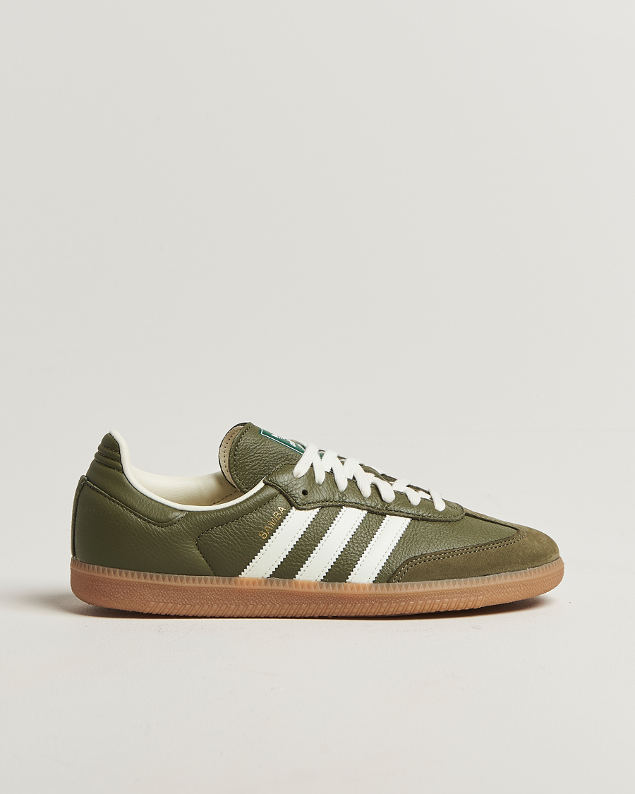 Heren | Sneakers | adidas Originals | Samba OG Sneaker Khaki Green/Off White