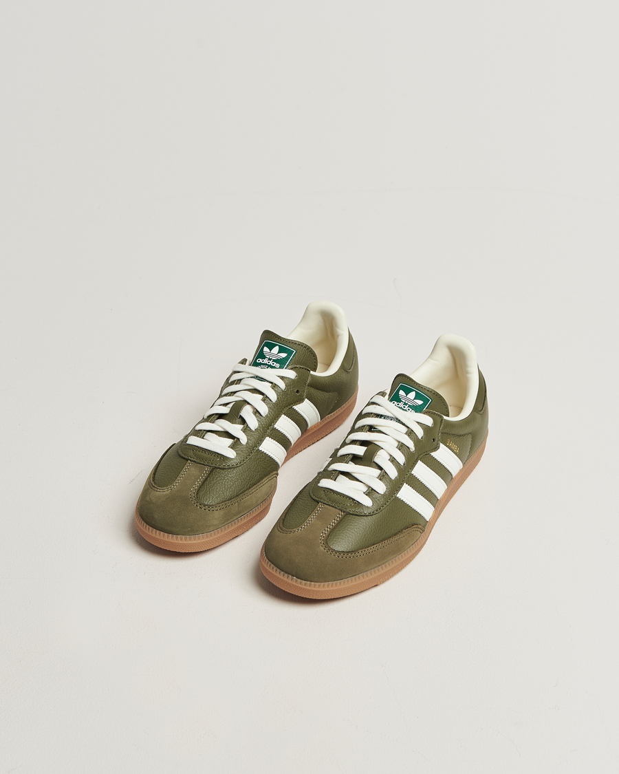 Heren | Sneakers | adidas Originals | Samba OG Sneaker Khaki Green/Off White