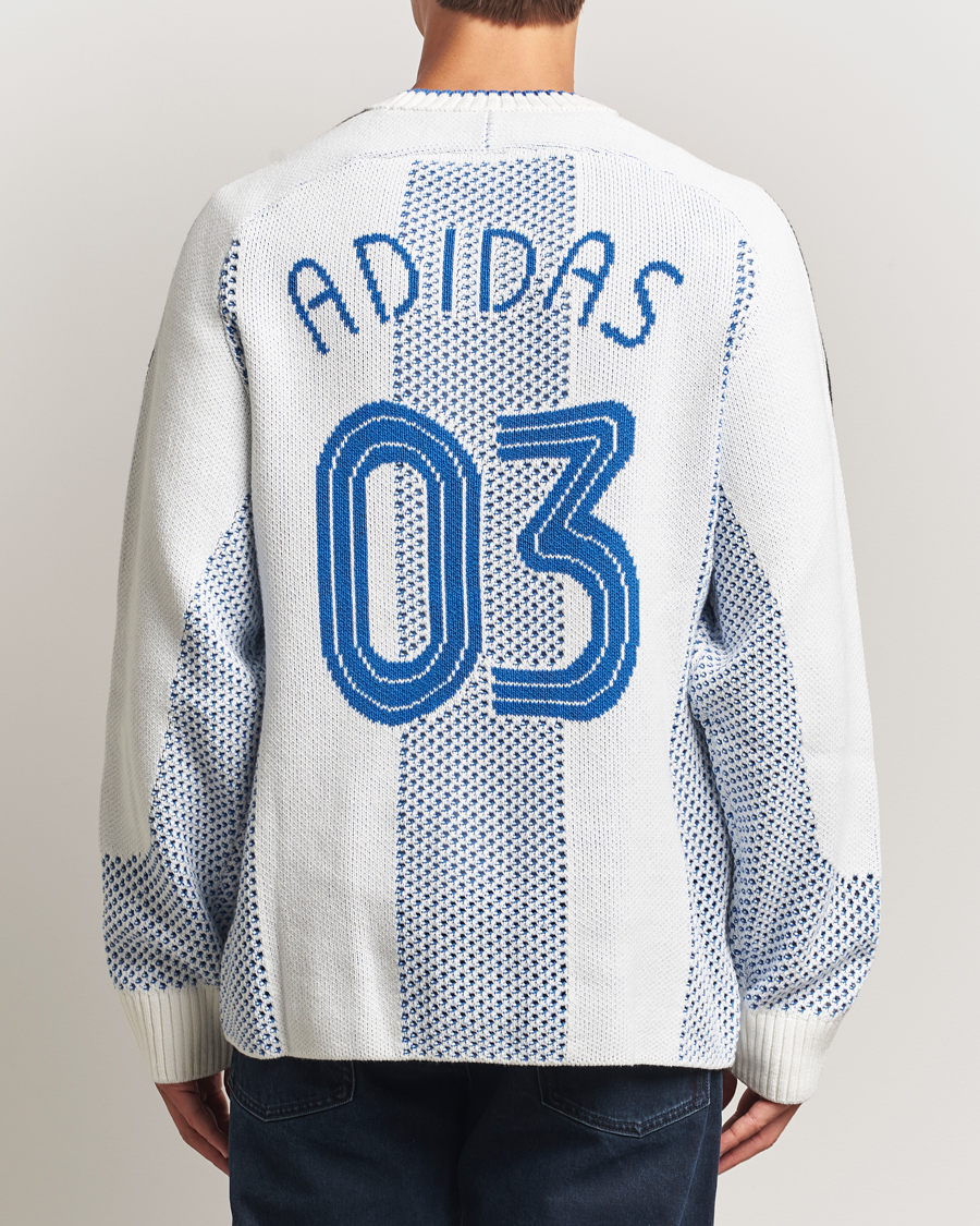 Heren | Truien | adidas Originals | Knitted Football Sweater White