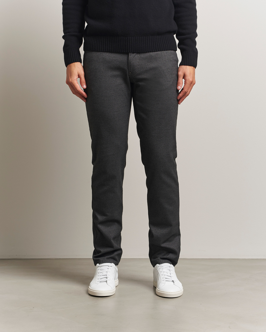Heren | Broeken | Brax | Cadiz Woo.Look 5-Pocket Pants Elephant Grey