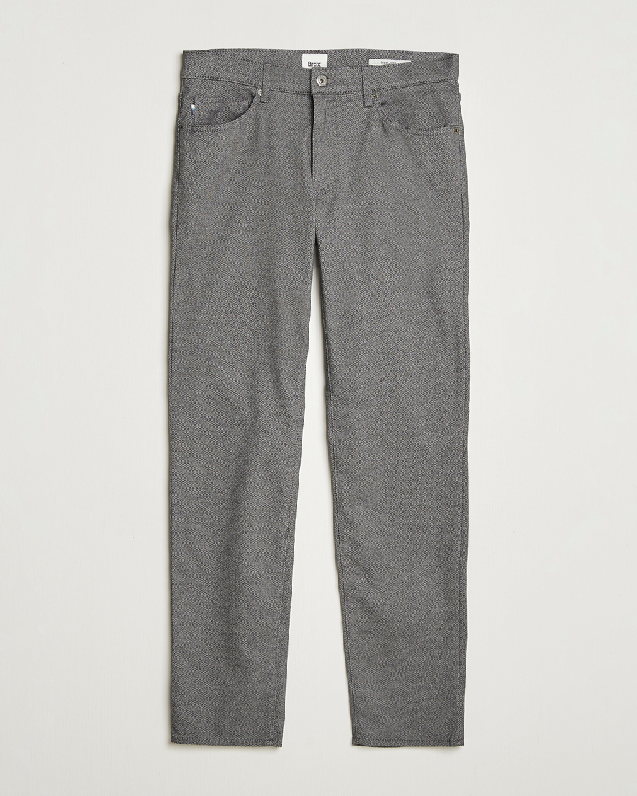 Heren | Broeken | Brax | Cadiz Woo.Look 5-Pocket Pants Graphit