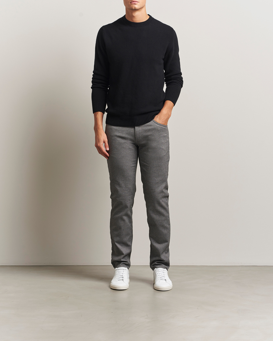 Heren | Broeken | Brax | Cadiz Woo.Look 5-Pocket Pants Graphit