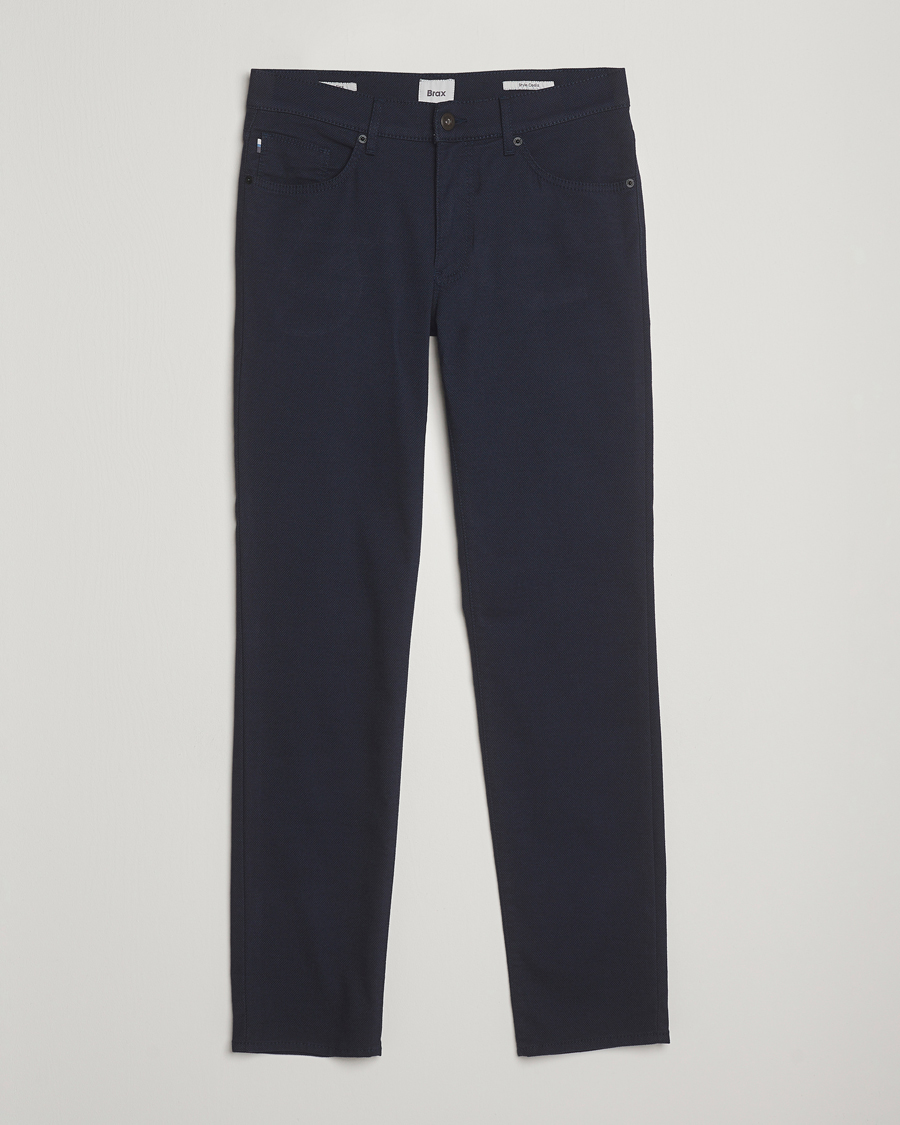 Heren | Broeken | Brax | Cadiz Woo.Look 5-Pocket Pants Universe Blue