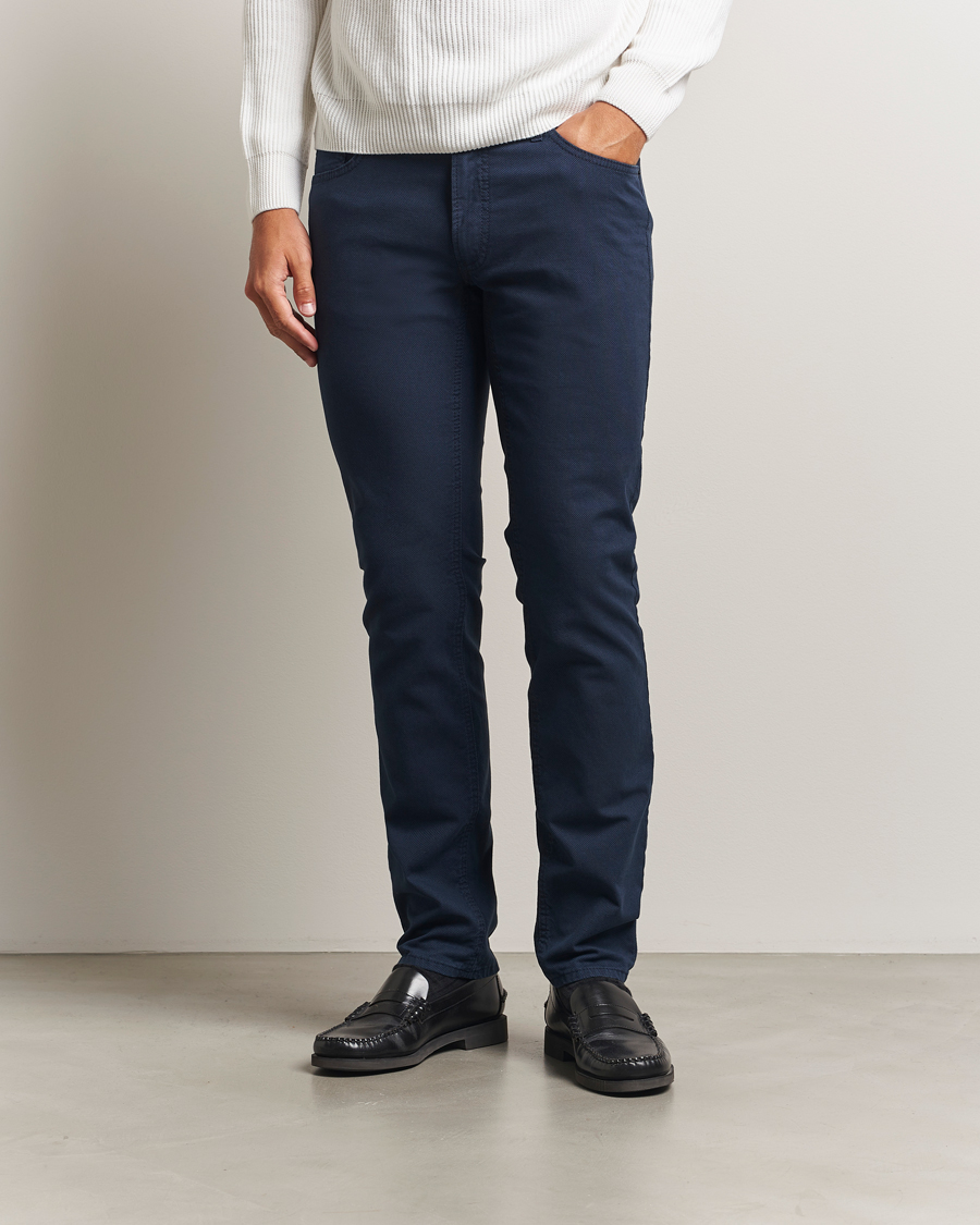 Heren | Broeken | Brax | Chuck Hi-Flex 5-Pocket Pants Universe Blue