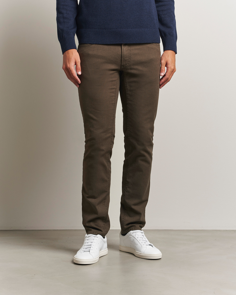 Heren | Broeken | Brax | Chuck Hi-Flex 5-Pocket Pants Nougat