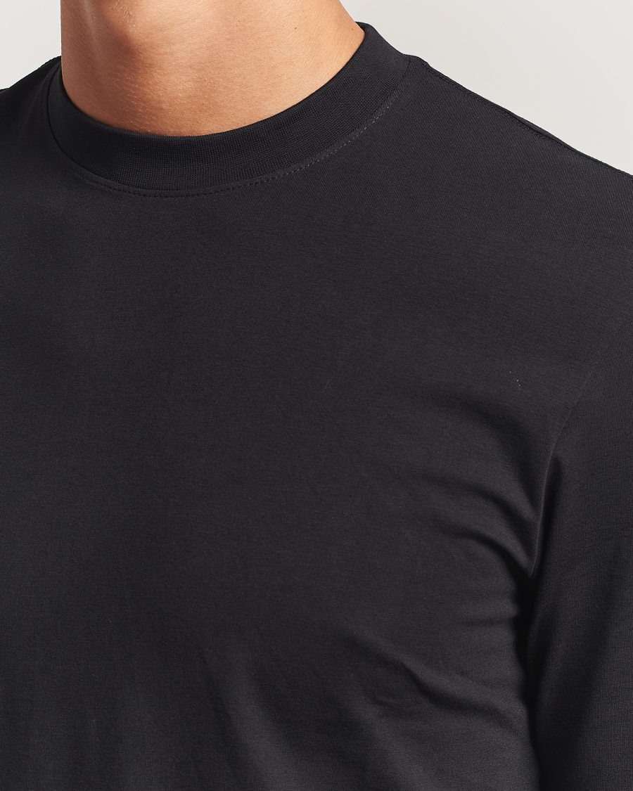 Heren | T-shirts | Bread & Boxers | High Neck T-Shirt Black