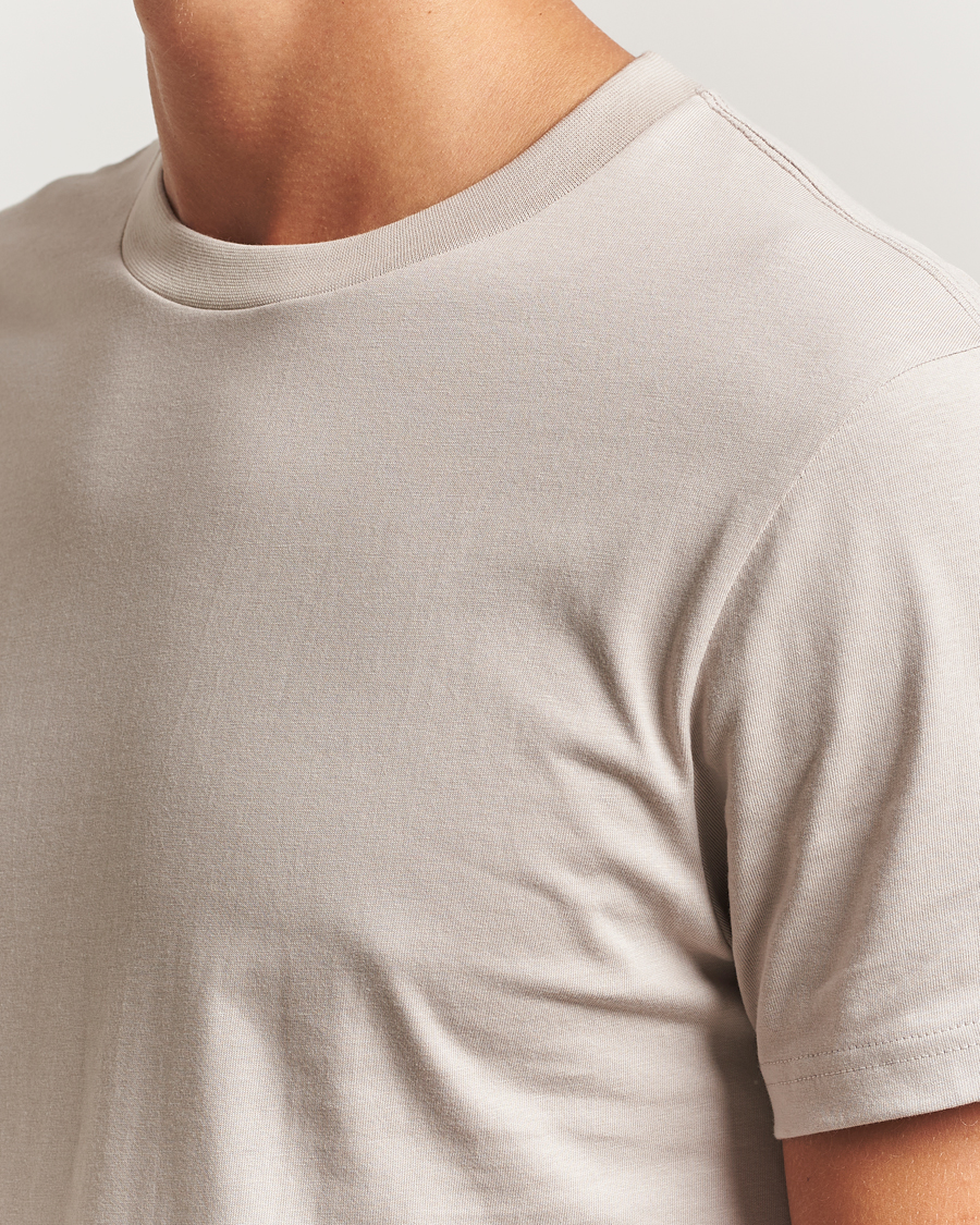 Heren | T-shirts | Bread & Boxers | Crew Neck Regular T-Shirt Greige