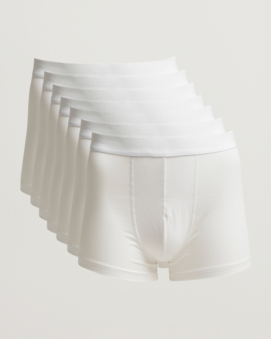Heren | Ondergoed | Bread & Boxers | 7-Pack Boxer Brief White