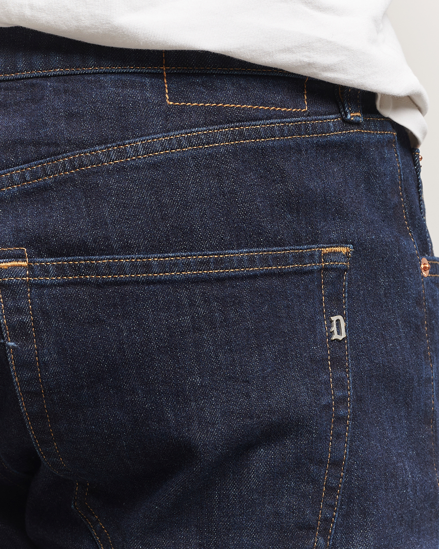 Heren | Jeans | Dondup | Icon Regular Fit Jeans Dark Blue