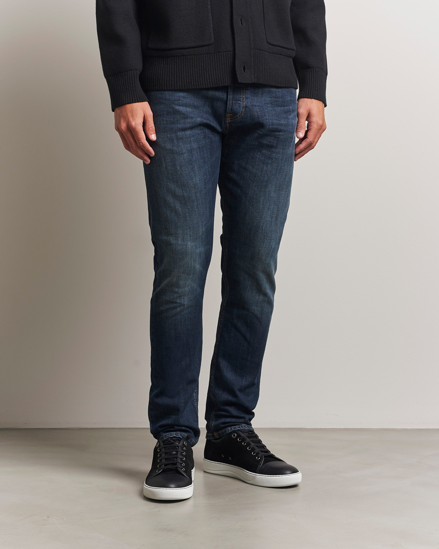 Heren | Jeans | Dondup | Icon Regular Fit Jeans Dark Blue