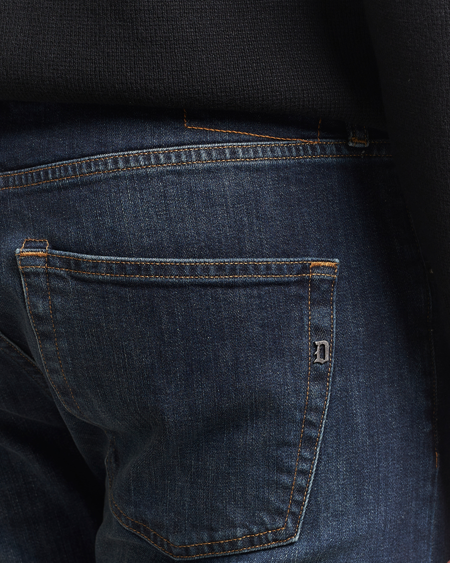 Heren | Jeans | Dondup | Icon Regular Fit Jeans Dark Blue