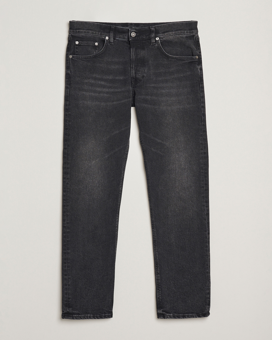 Heren | Jeans | Dondup | Icon Regular Fit Jeans Washed Black