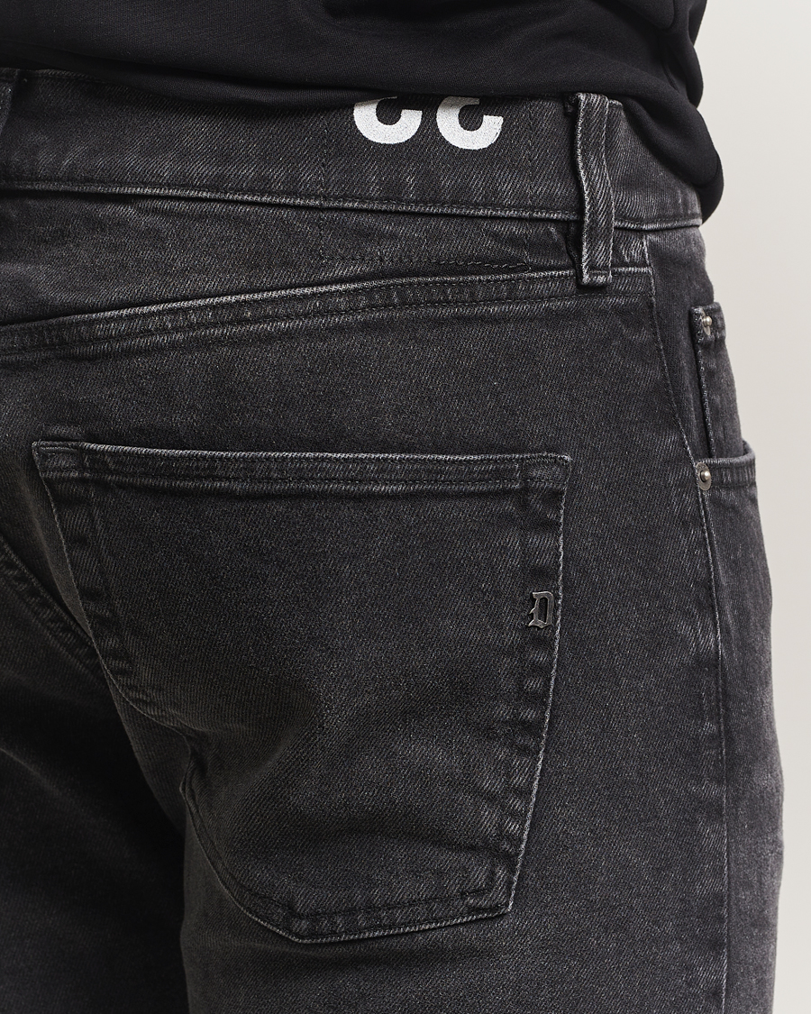 Heren | Jeans | Dondup | Icon Regular Fit Jeans Washed Black