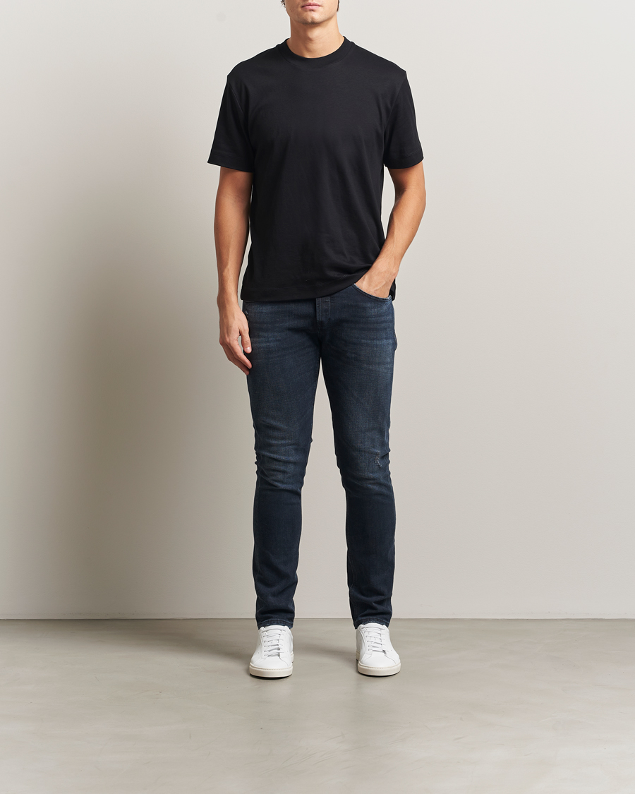 Heren | Jeans | Dondup | George Jeans Blue Black