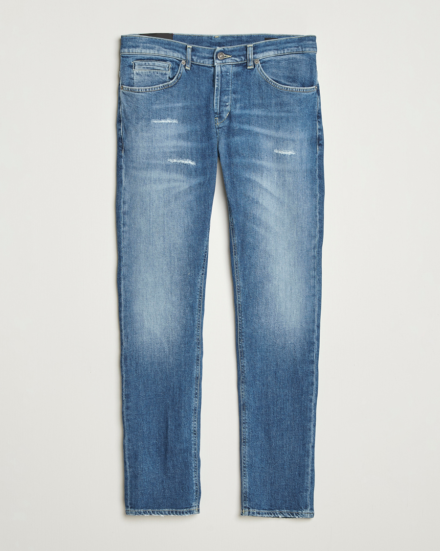 Heren | Jeans | Dondup | George Jeans Medium Blue