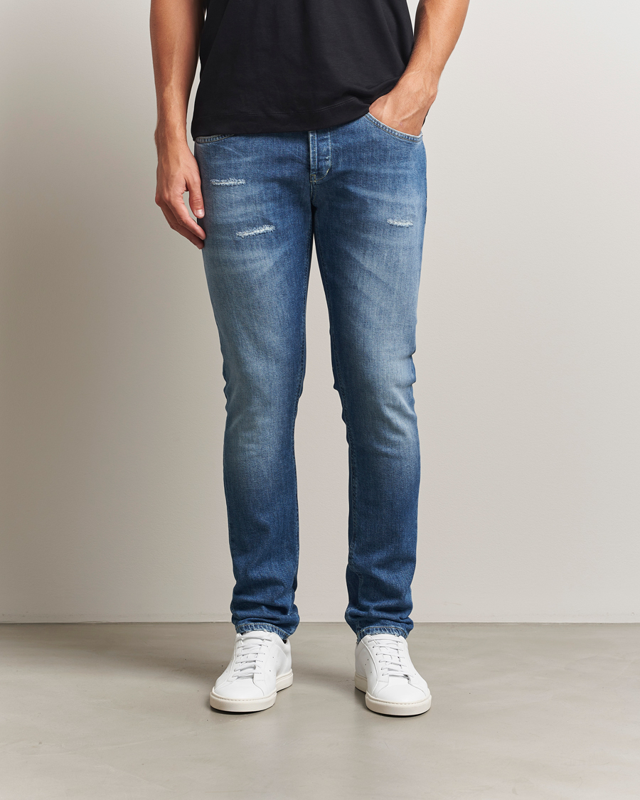 Heren | Jeans | Dondup | George Jeans Medium Blue