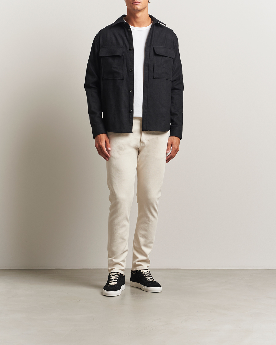 Heren | Broeken | Dondup | Icon Bullstretch 5-Pocket Pants Ecru