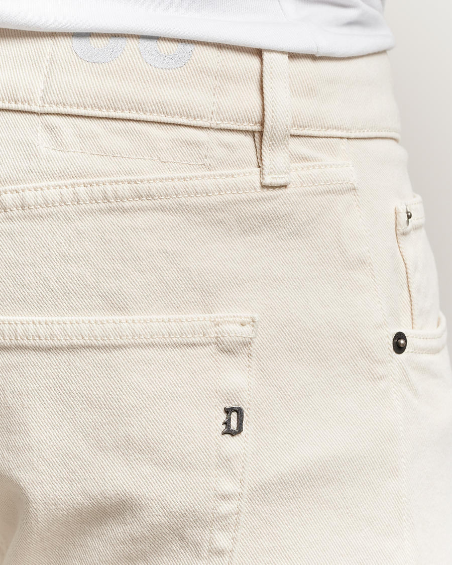 Heren | Broeken | Dondup | Icon Bullstretch 5-Pocket Pants Ecru