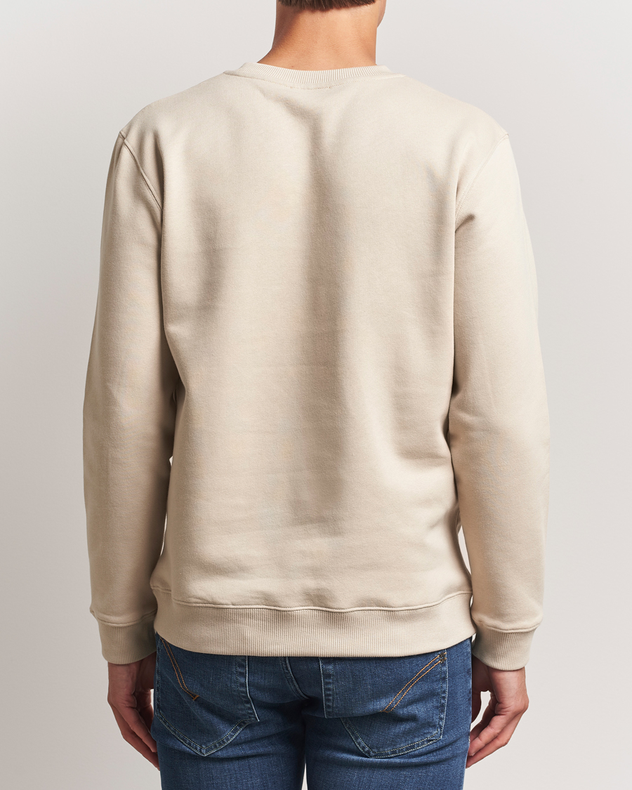 Heren | Truien | Dondup | Logo Crew Neck Sweatshirt Ecru