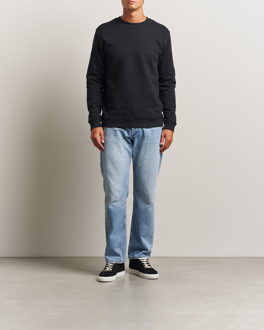 Heren | Truien | Dondup | Logo Crew Neck Sweatshirt Black