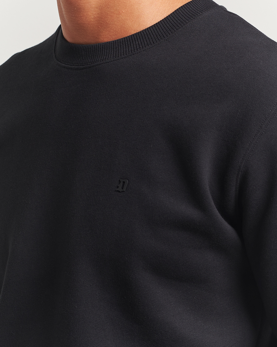 Heren | Truien | Dondup | Logo Crew Neck Sweatshirt Black