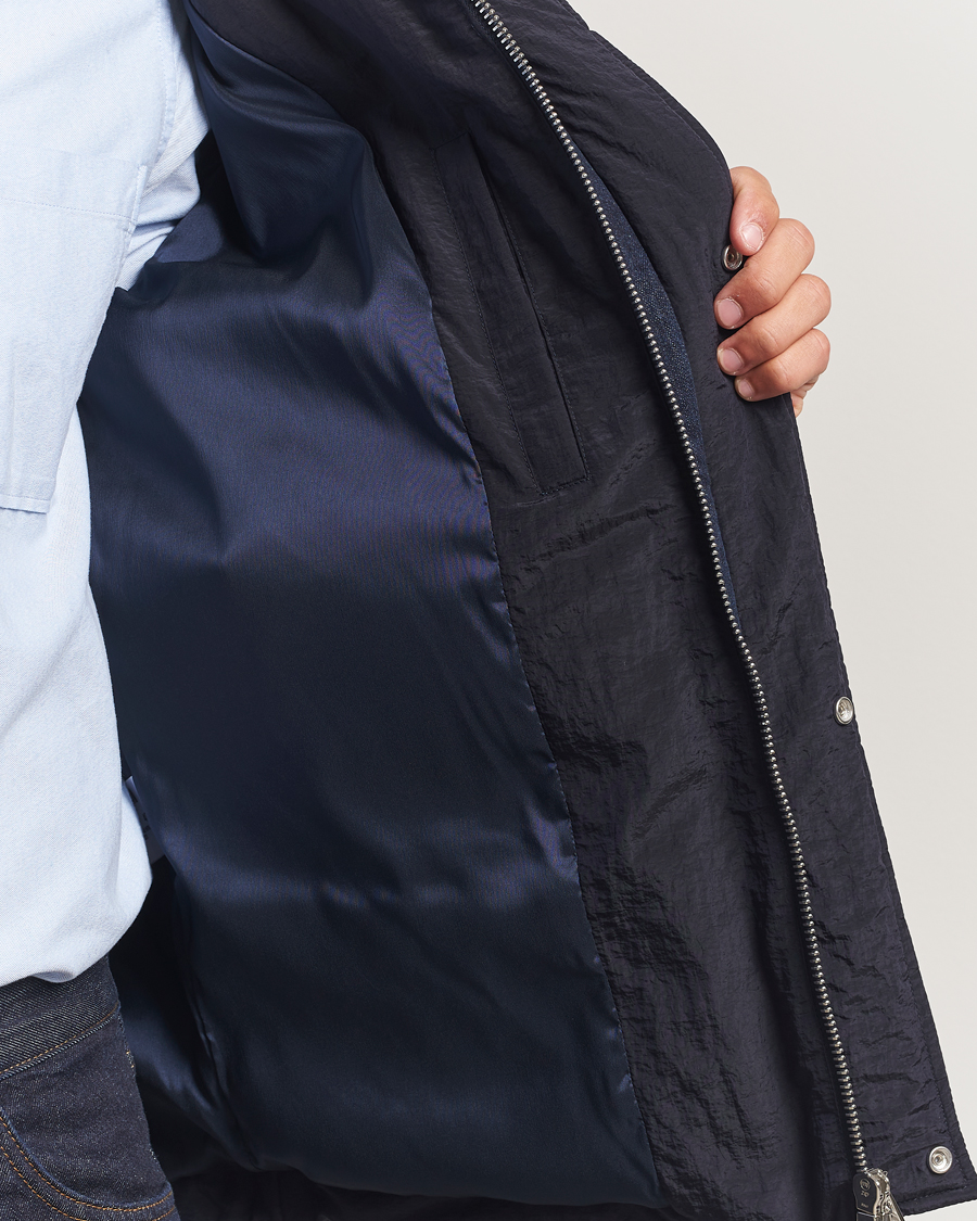 Heren | Jassen | Dondup | Puffy Hooded Down Jacket Navy