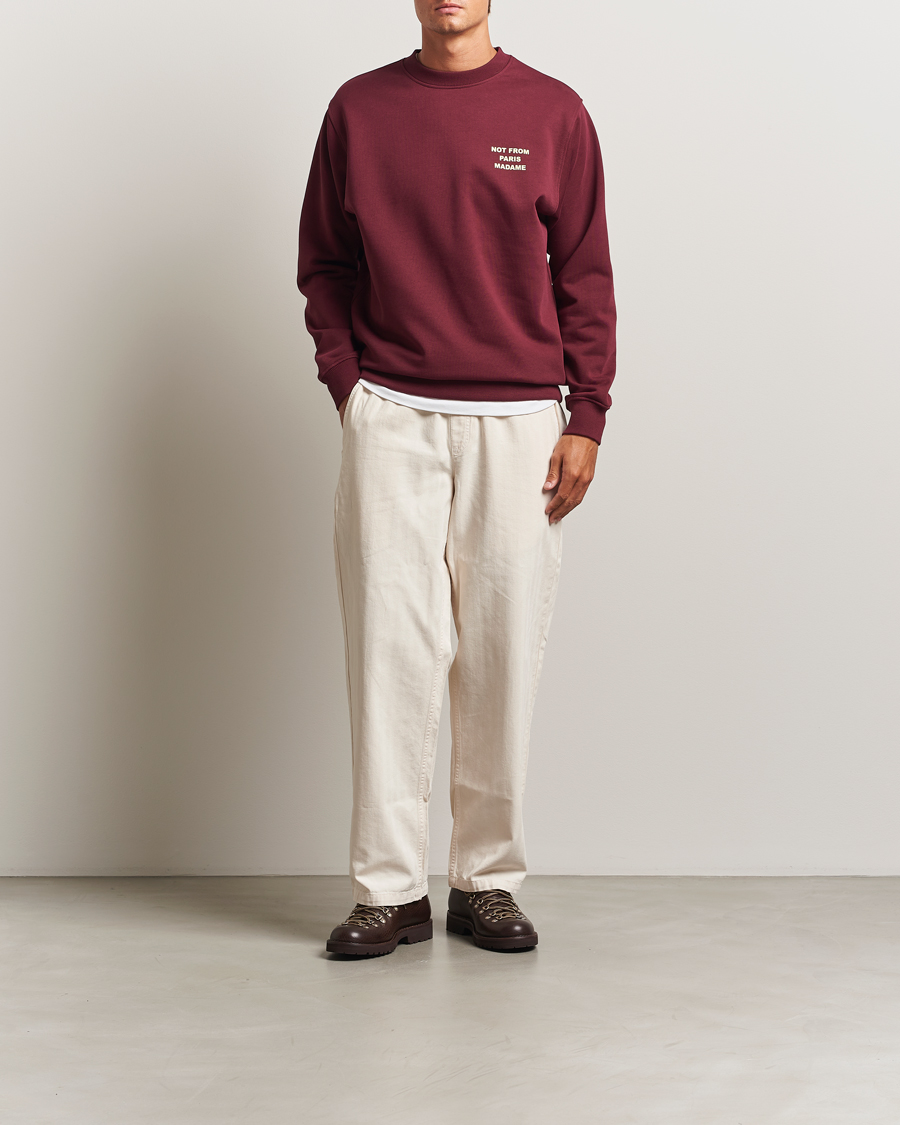 Heren | Truien | Drôle de Monsieur | Slogan Sweatshirt Wine