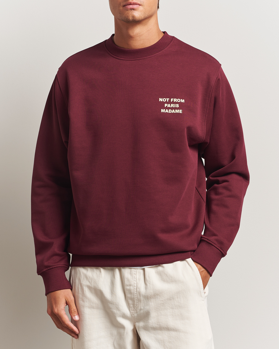 Heren | Truien | Drôle de Monsieur | Slogan Sweatshirt Wine