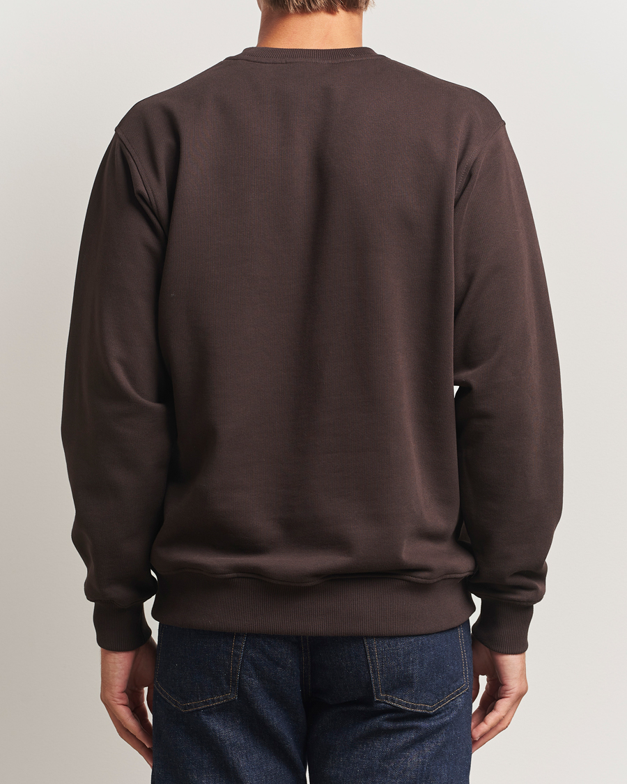 Heren | Truien | Drôle de Monsieur | Classic Slogan Sweatshirt Dark Brown