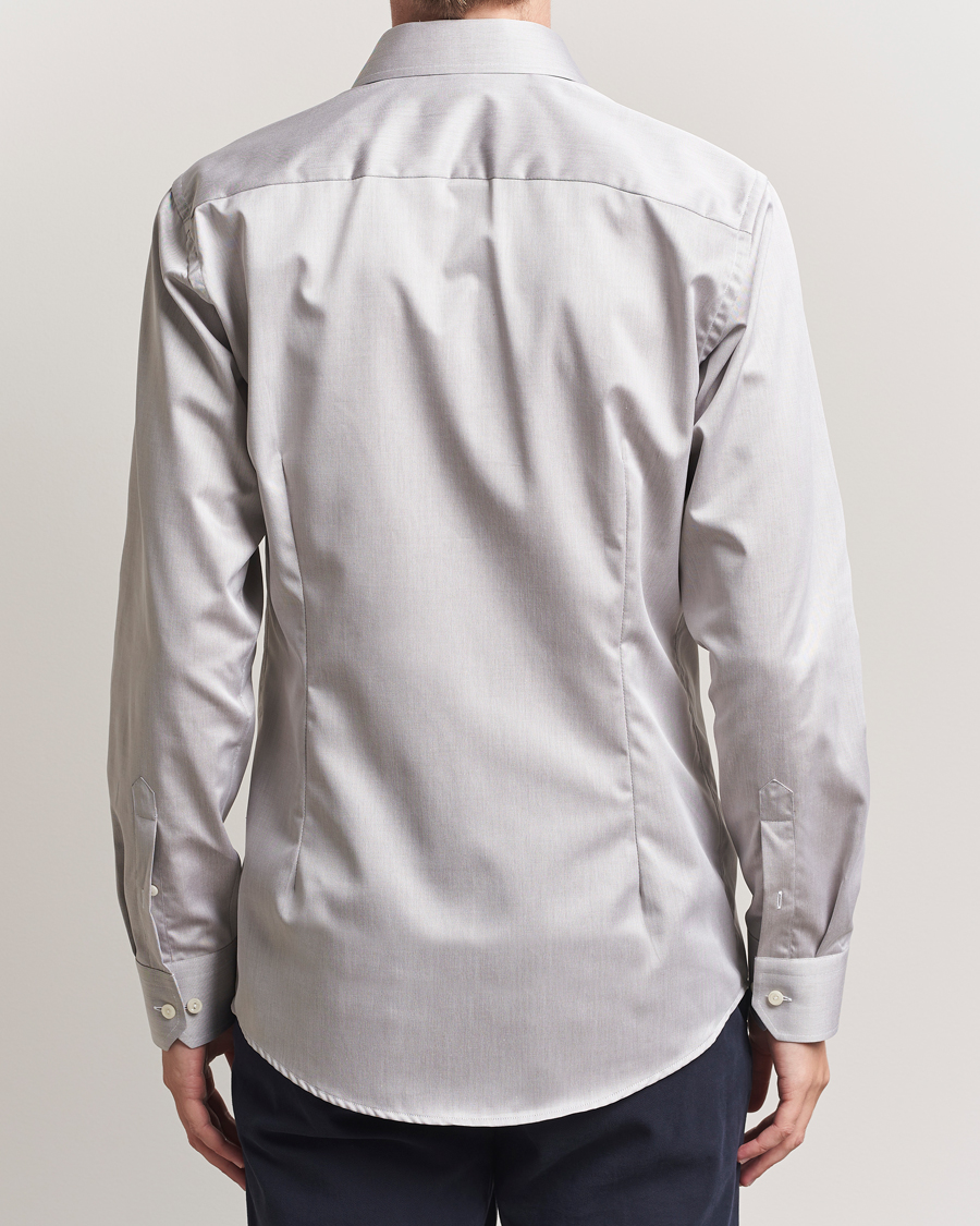 Heren | Overhemden | Eton | Slim Fit Signature Twill Shirt Beige