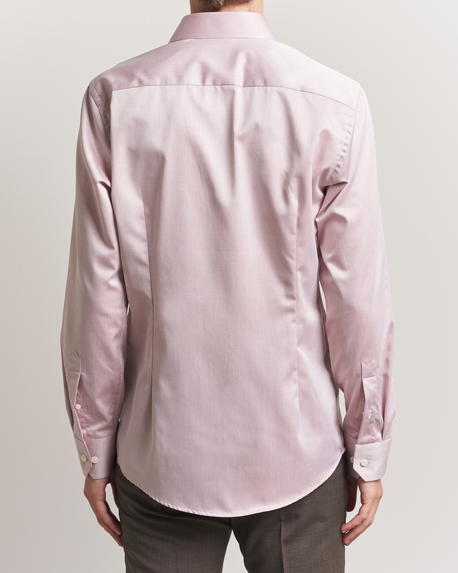 Heren | Overhemden | Eton | Slim Fit Signature Twill Shirt Brown