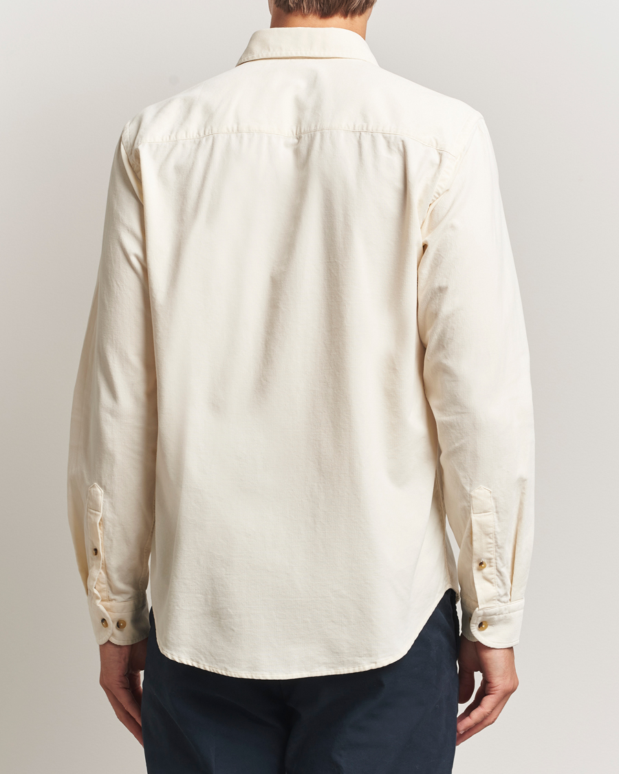 Heren | Overhemden | Eton | Casual Fit Corduroy Shirt Off White