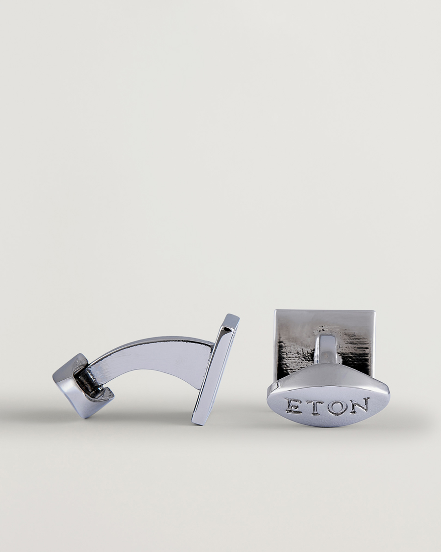 Heren | Manchetknopen | Eton | Mother of Pearl Cufflink White