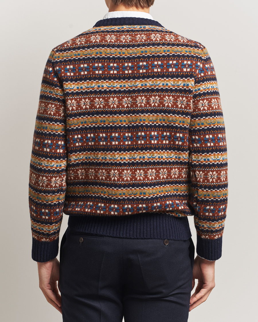 Heren | Truien | Eton | Wool Knitted Fair Isle Sweater Multi