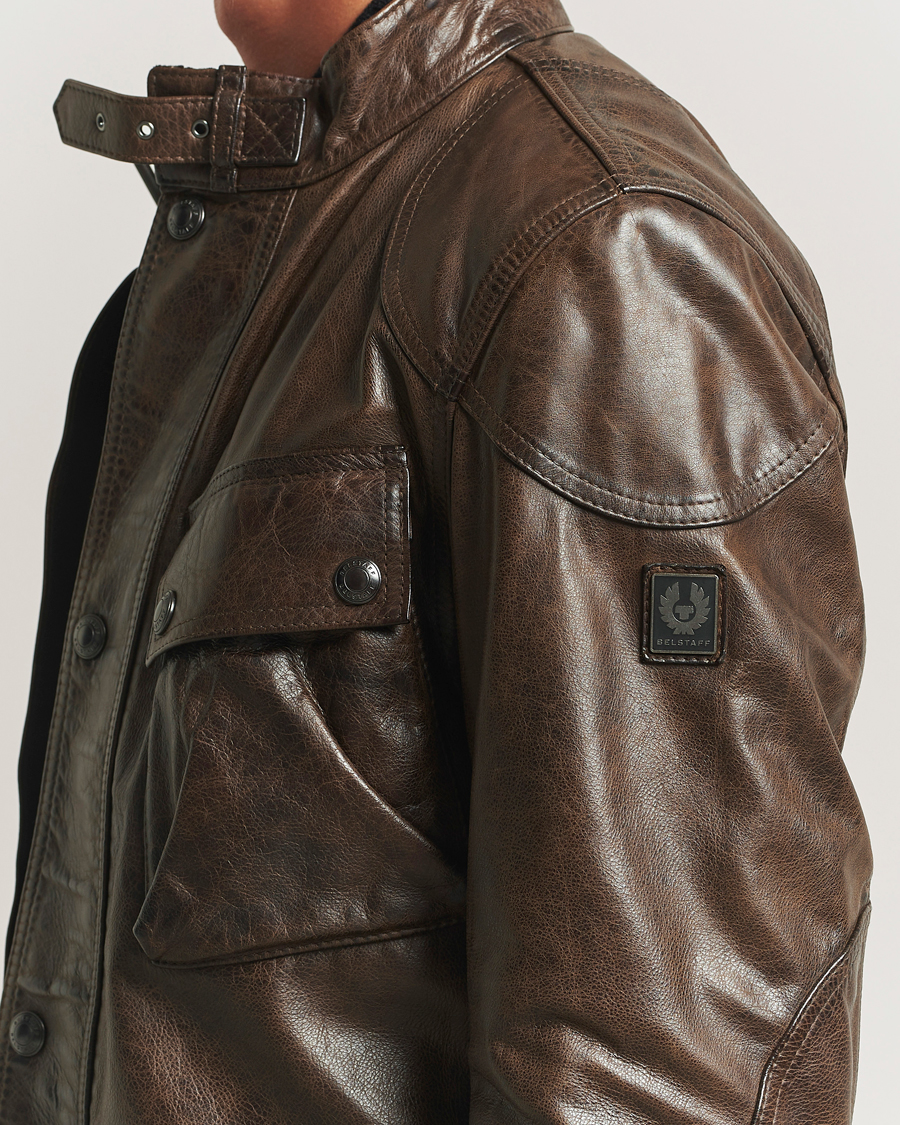 Heren | Jassen | Belstaff | Trailmaster Panther Leather Jacket Dark Earth