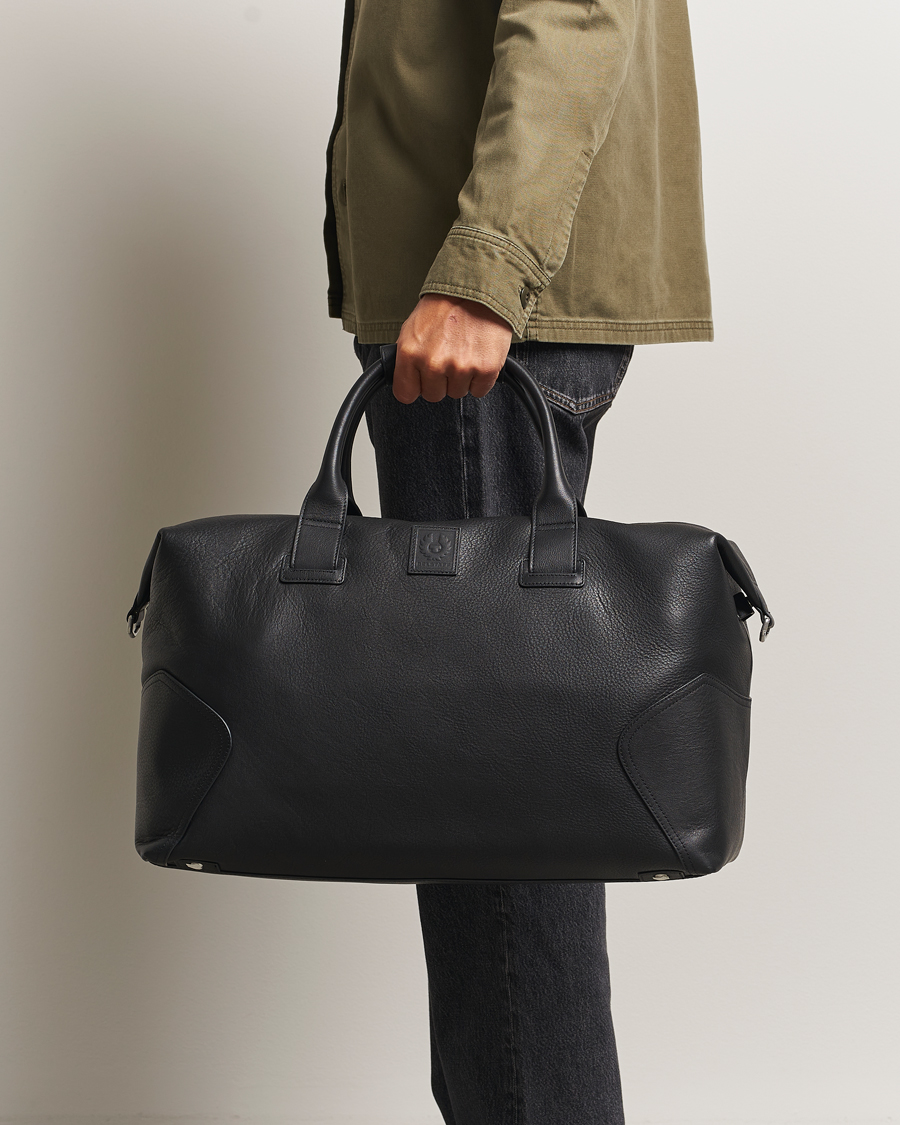 Heren | Tassen | Belstaff | Ronson Leather Weekender Bag Black