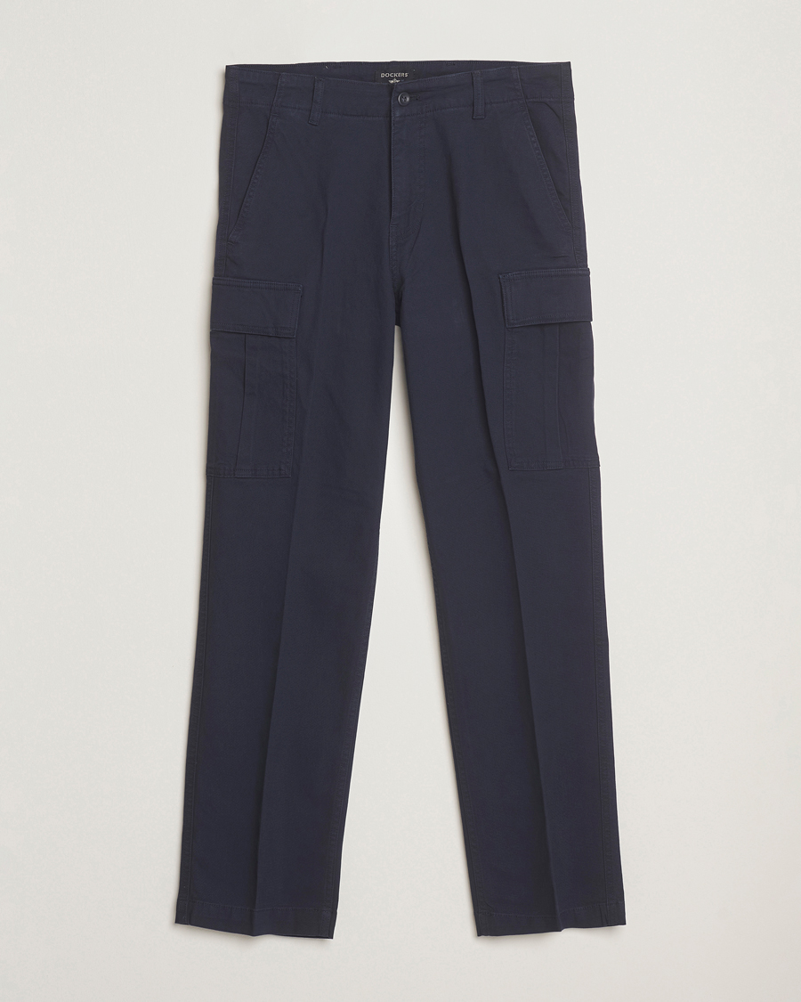 Heren | Broeken | Dockers | Straight Cargo Pants Navy Blazer