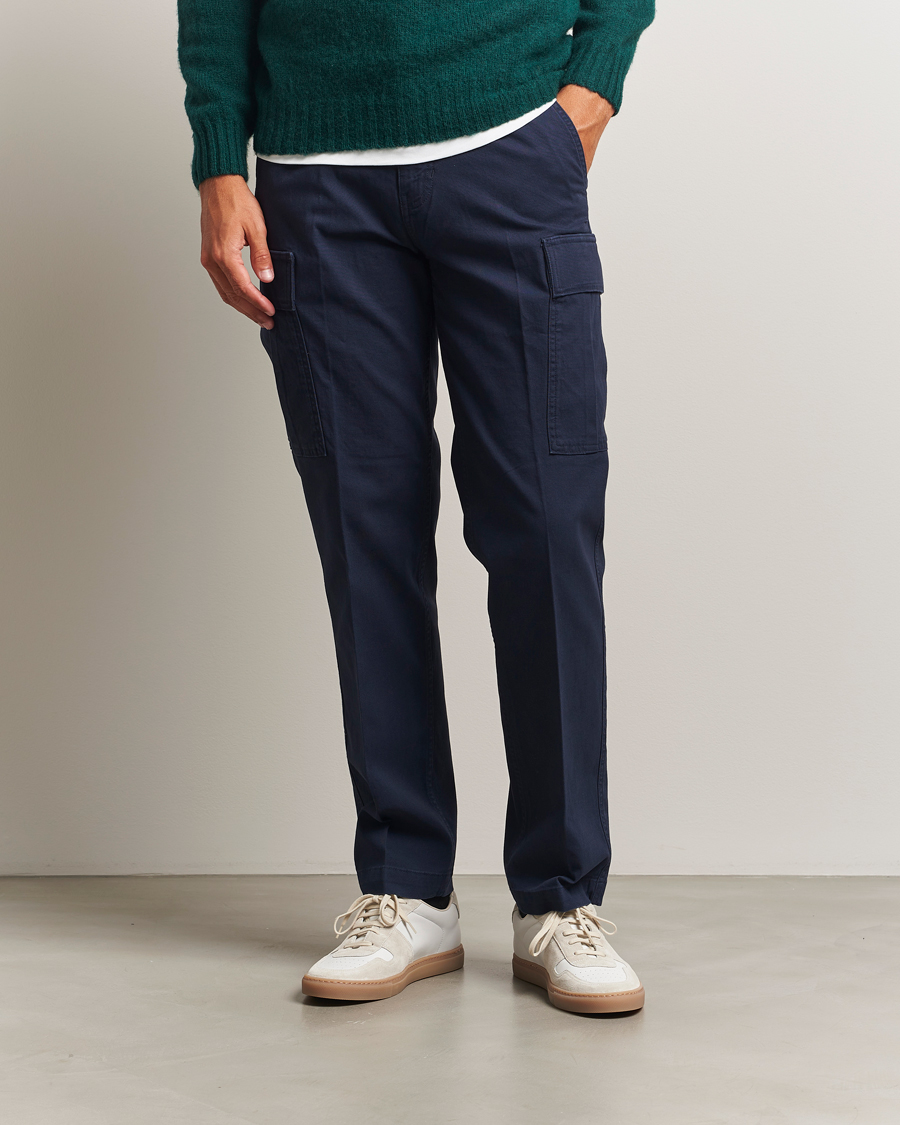 Heren | Broeken | Dockers | Straight Cargo Pants Navy Blazer