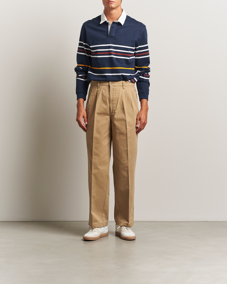 Heren | Broeken | Dockers | Original Pleated Chino Loose Harvest Gold