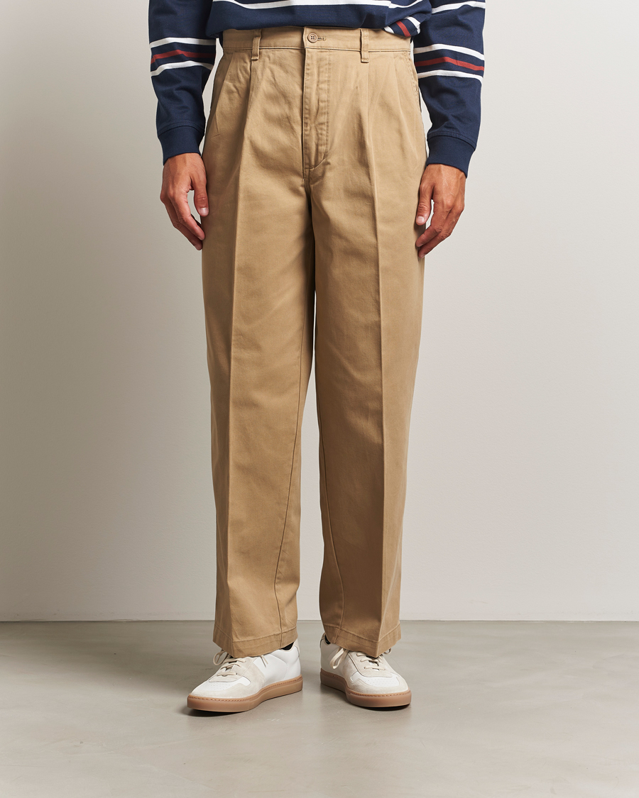 Heren | Broeken | Dockers | Original Pleated Chino Loose Harvest Gold