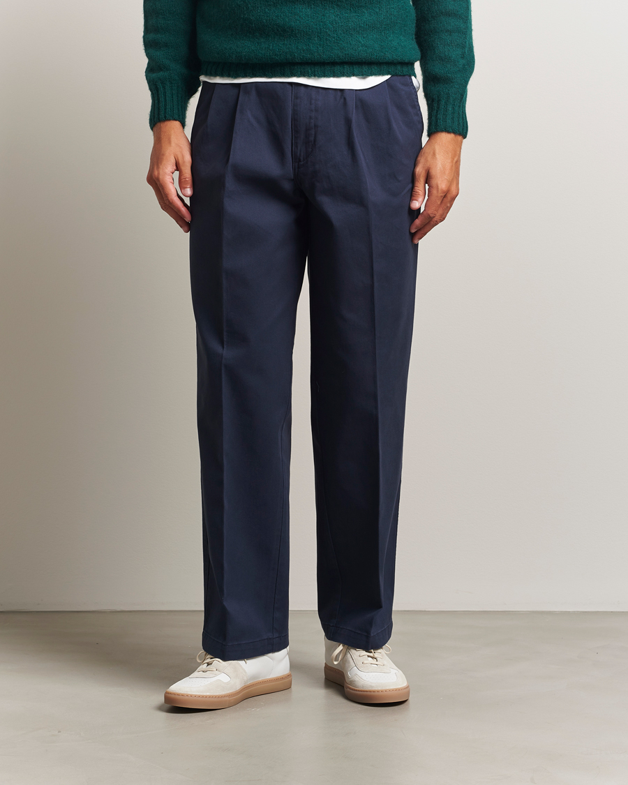 Heren | Broeken | Dockers | Original Pleated Chino Loose Navy