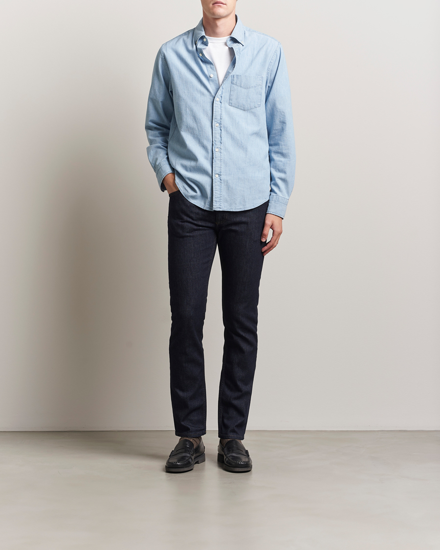 Heren | Jeans | Gant | Regular Fit Jeans Dark Blue