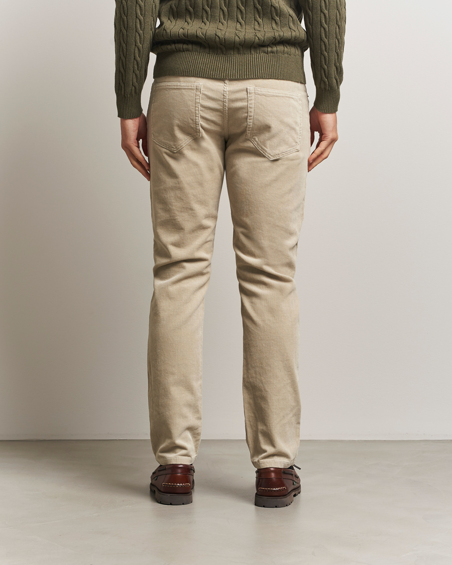 Heren | Broeken | GANT | Cord 5-Pocket Jeans Greige