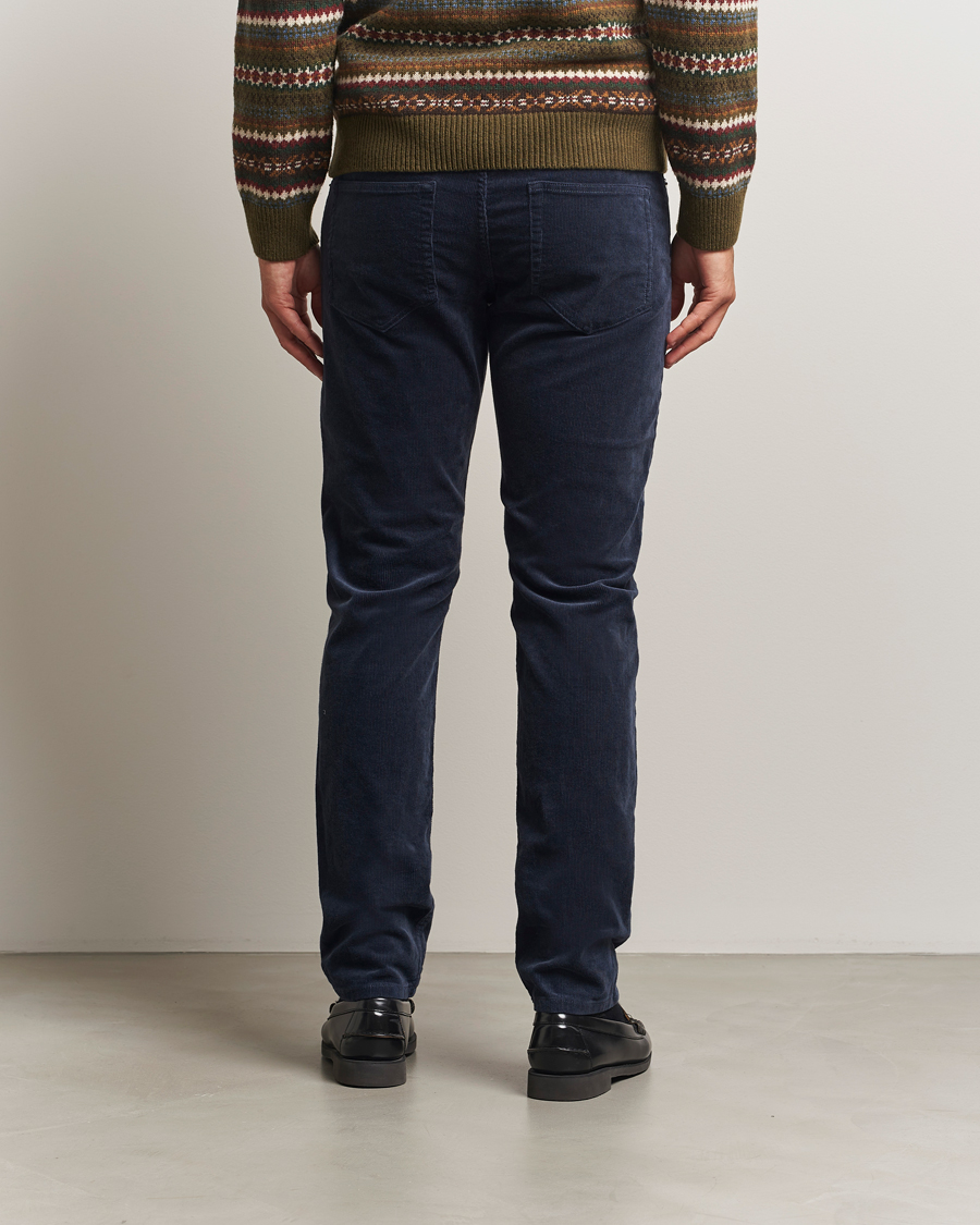 Heren | Broeken | Gant | Cord 5-Pocket Jeans Evening Blue