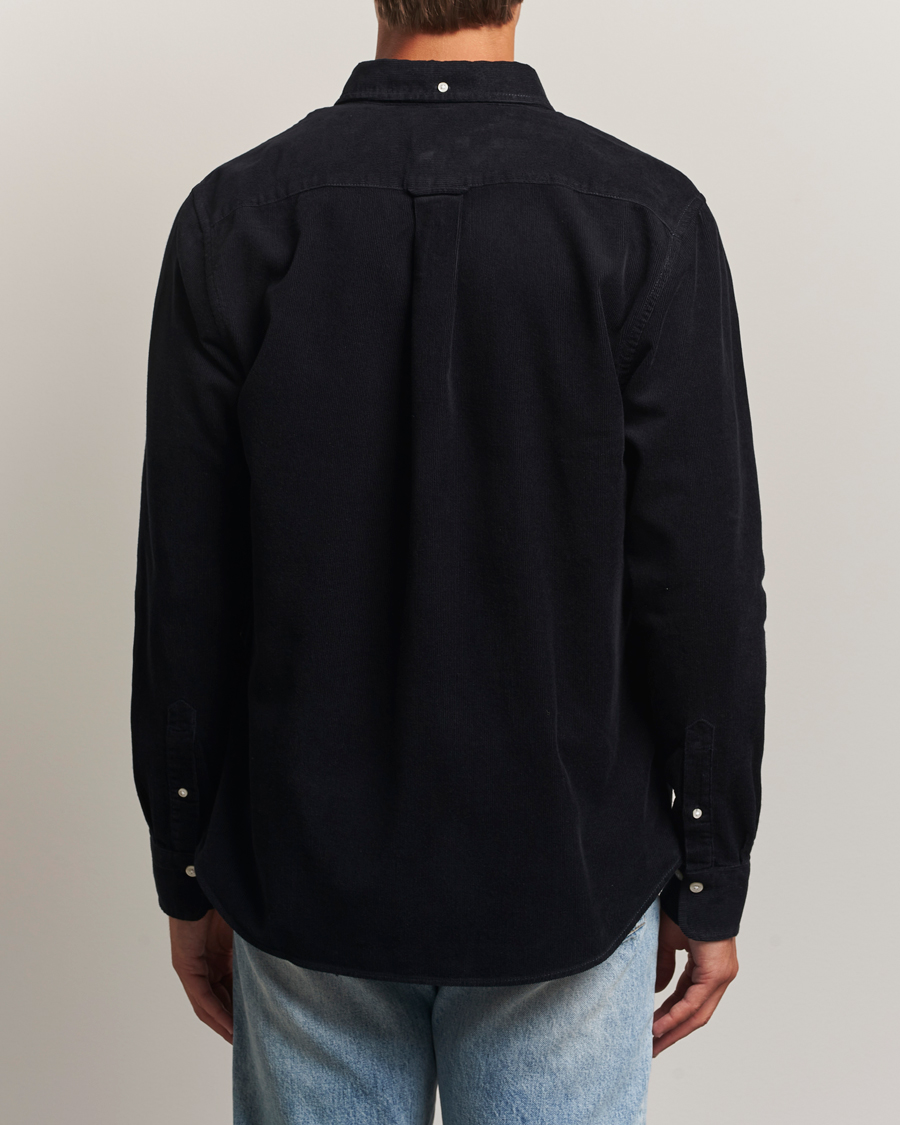 Heren | Overhemden | GANT | Regular Fit Corduroy Shirt Black