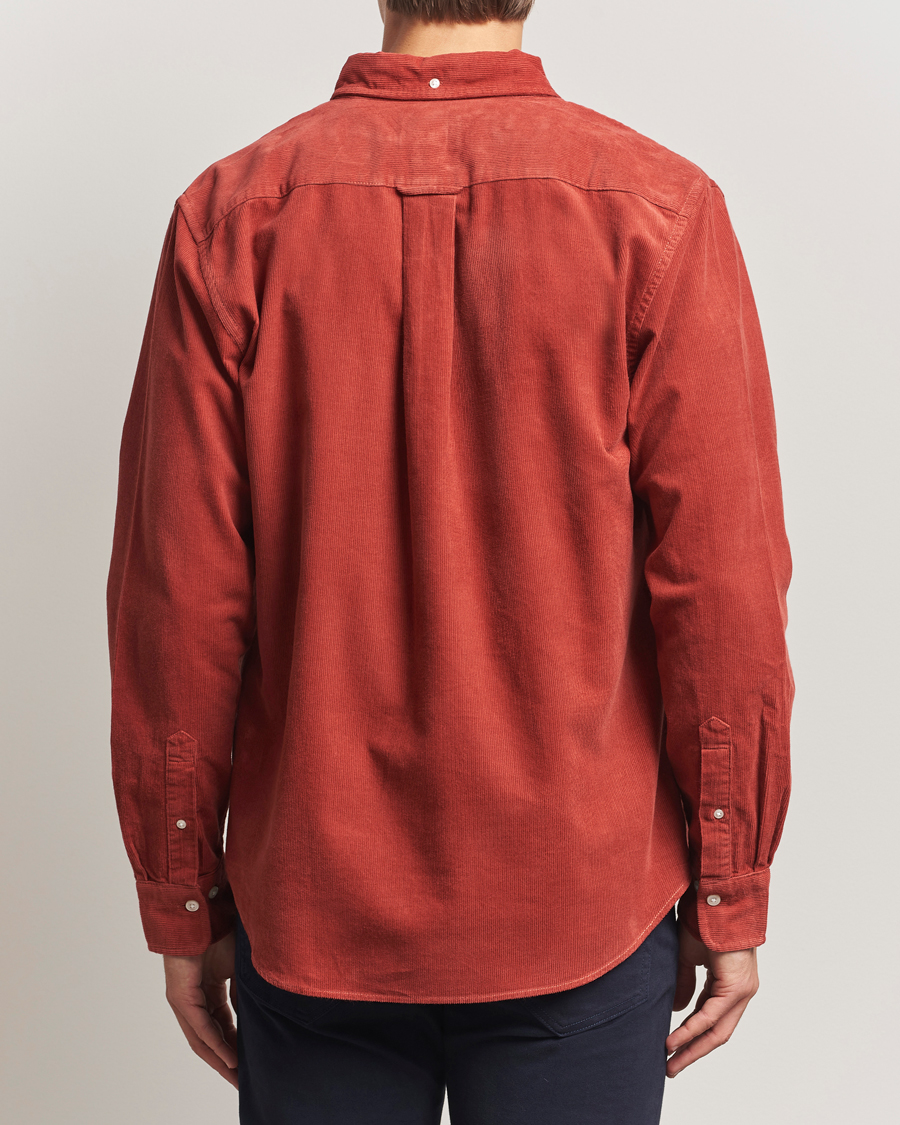 Heren | Overhemden | GANT | Regular Fit Corduroy Shirt Modern Rust