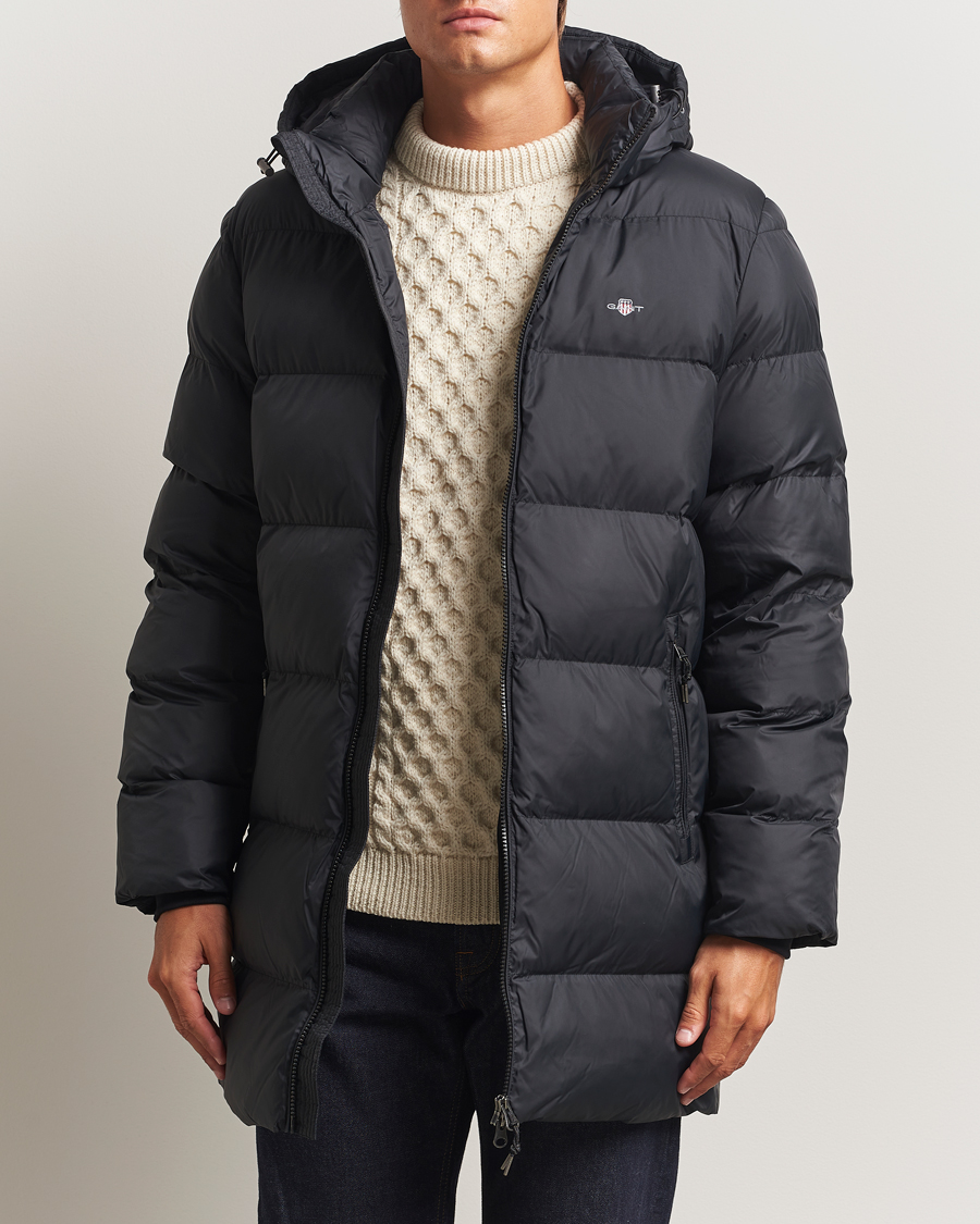 Heren | Jassen | Gant | The Active Cloud Mid Length Jacket Black