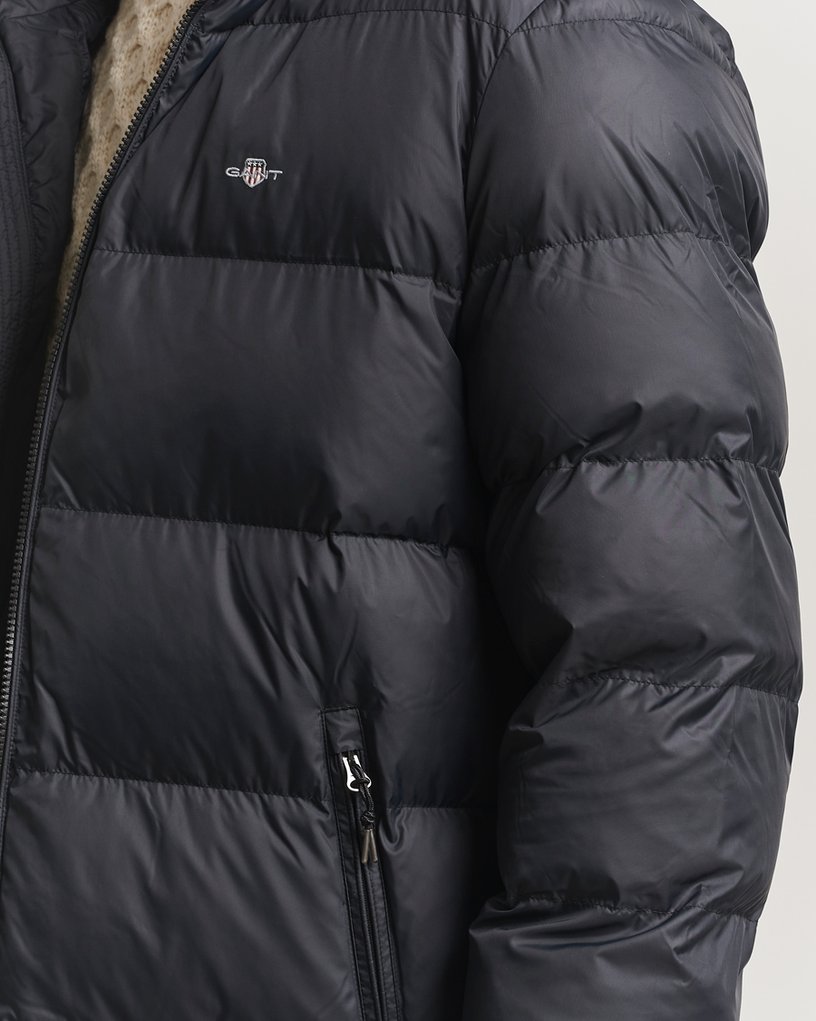 Heren | Jassen | GANT | The Active Cloud Mid Length Jacket Black