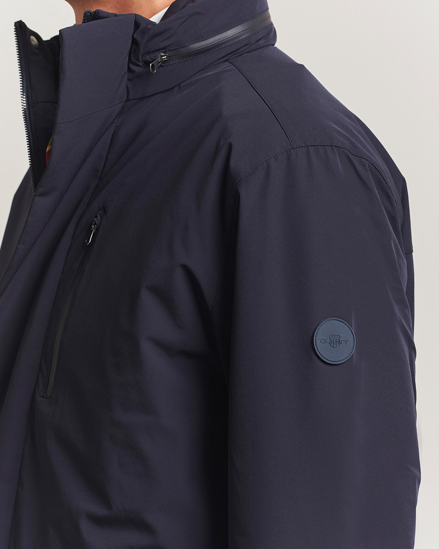 Heren | Jassen | Gant | Double Mid Length Field Jacket Evening Blue
